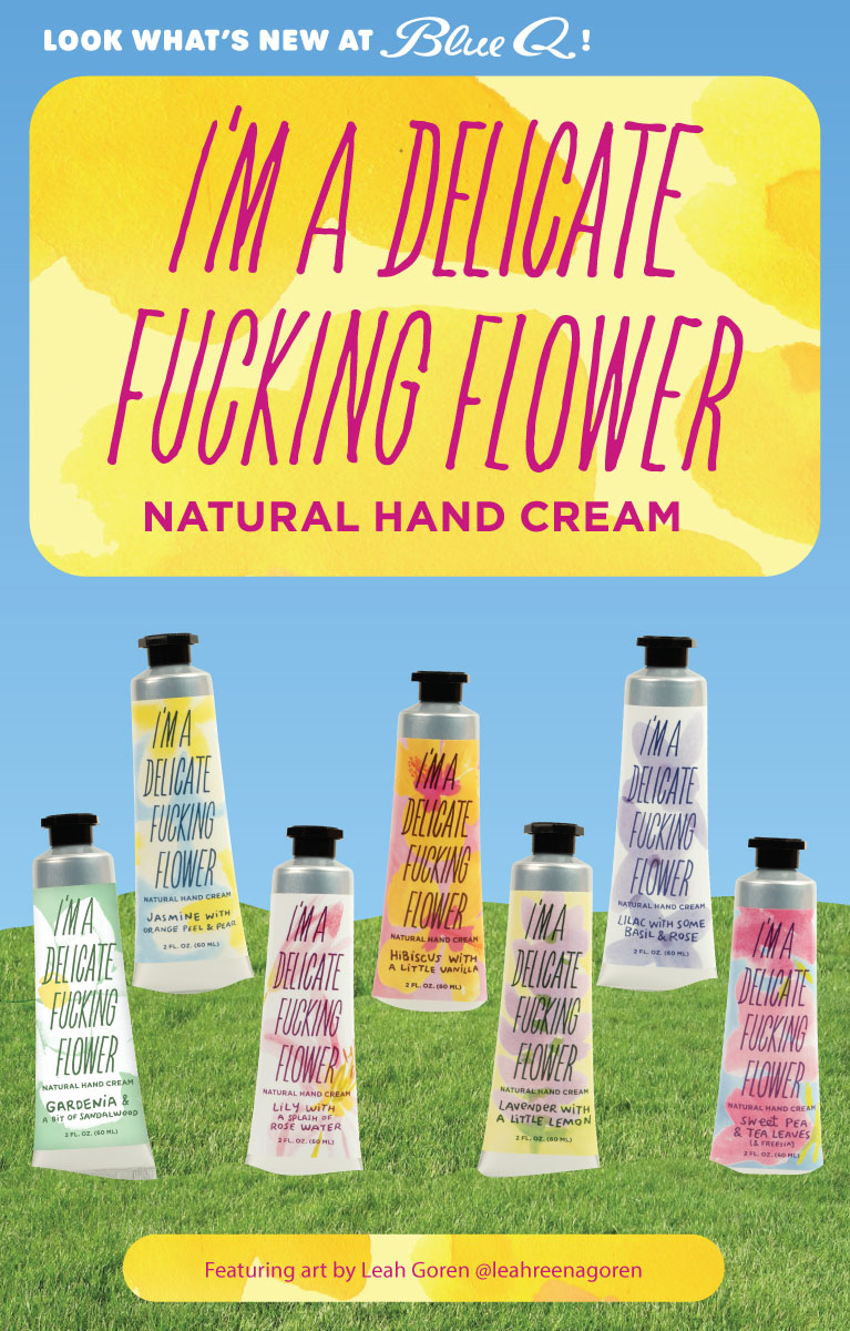 New! I'm A Delicate Fucking Flower Natural Hand Cream!