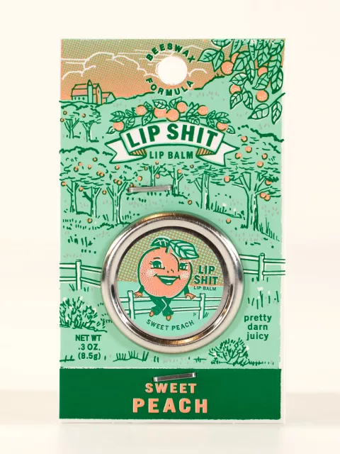 Lip Shit Lip Balm-Sweet Peach