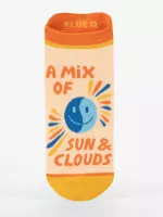A Mix Of Sun & Clouds Sneaker Socks