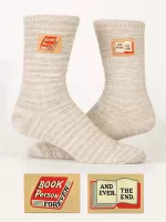 Book Person Forever Tag Socks