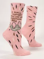 I Shall Support You Like An Underwire Bra Crew Socks