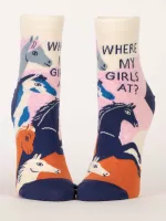 Where My Girls At? W-Ankle Socks