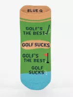 Golf's The Best. Golf Sucks. Golf's The Best. Golf Sucks. Sneaker Socks S/M