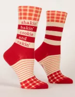 Shakin', Bakin', Cookie, & Cakin' W-Crew Socks