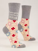 Emergency Contact Person Crew Socks