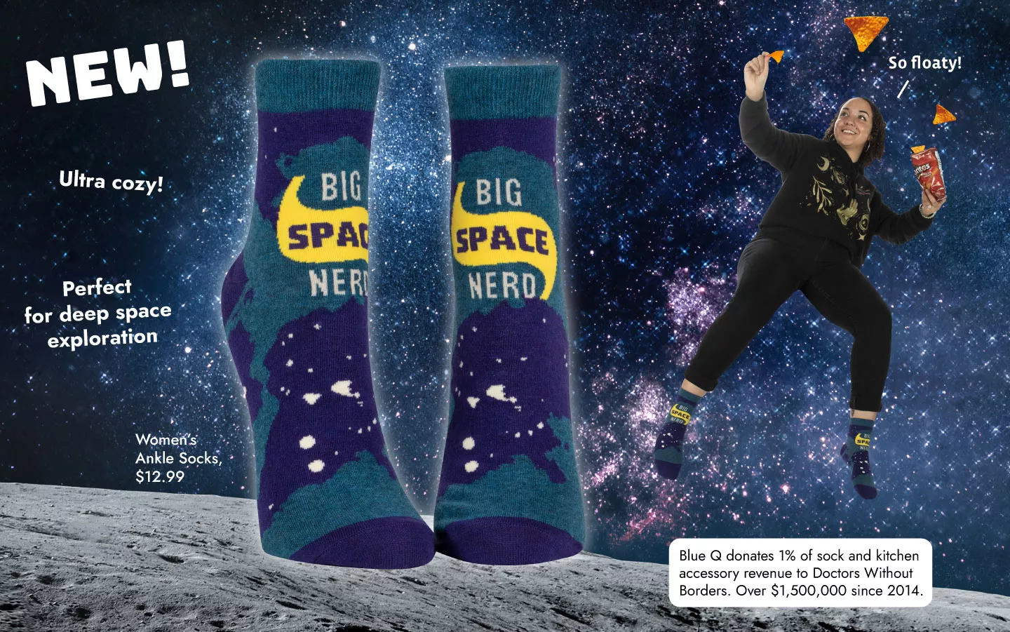New ankle socks! Perfect for deep space exploration!