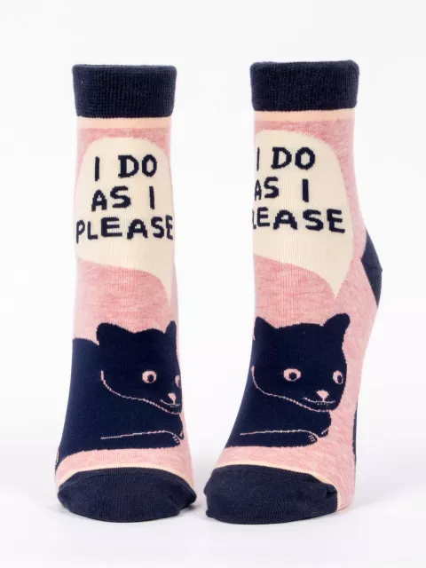 I Do As I Please W-Ankle Socks