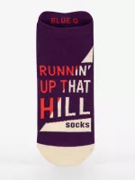 Runnin' Up That Hill Sneaker Socks S/M