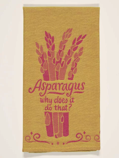 Asparagus. Why Does It Do That? Dish Towel