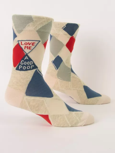 Love Me A Good Poop M-Crew Socks