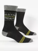 Selective Hearing M-Crew Socks