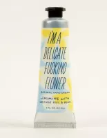 I'm a Delicate Fucking Flower Natural Hand Cream - Jasmine with Orange Peel & Pear