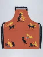 DOGS. Here To Remind You That Everything is VERY Exciting Apron