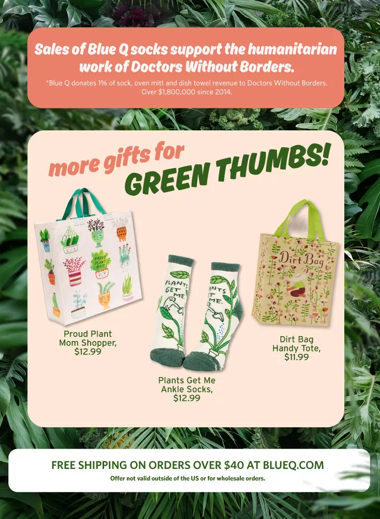 More gifts for green thumbs