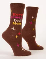 Here Comes Cool Mom W-Crew Socks