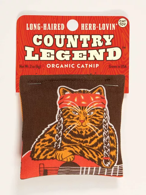 Long-Haired Herb-Lovin' Country Legend Catnip Toy