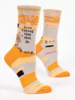 Just Taking This Shit In. W-Crew Socks