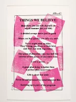 Things We Believe, Pink